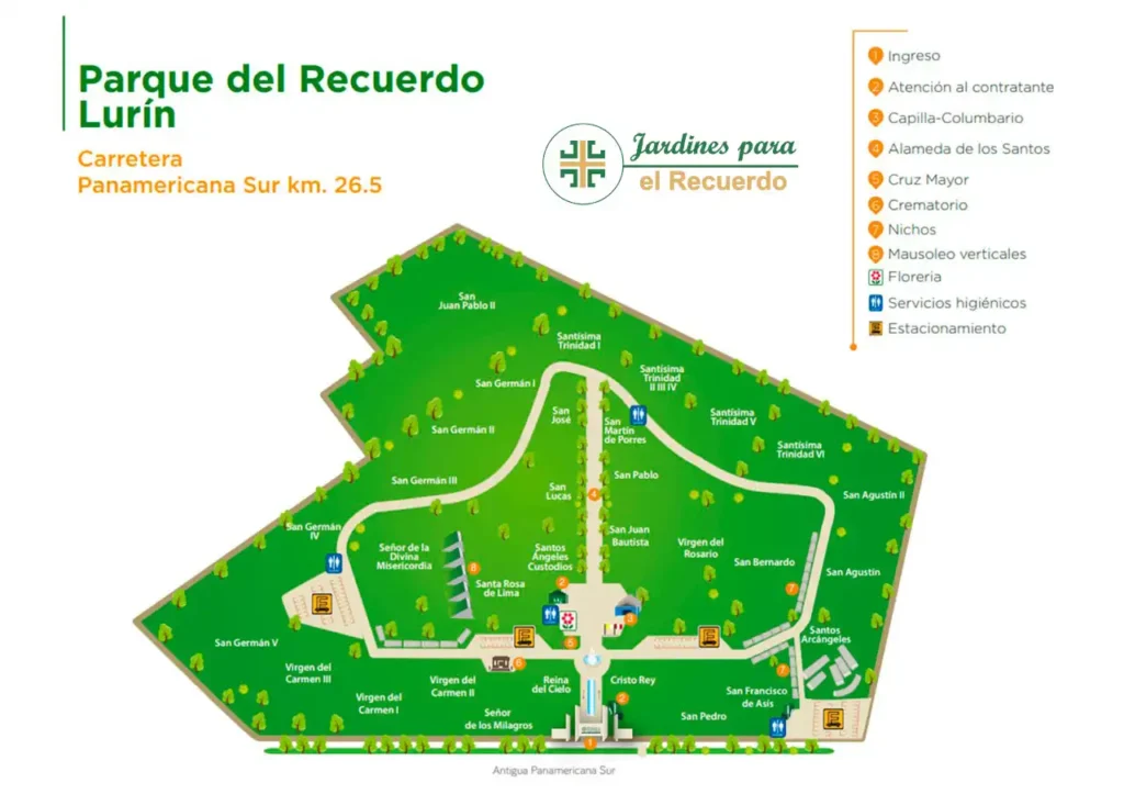 camposanto en Lurín con jardines ecológicos | asesoría funeraria en Lurín