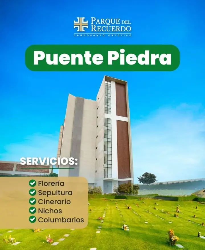 Parque del recuerdo Puente Piedra | Servicios en Sepulturas, Cinerarios, Nichos y Columbarios | Financiamiento y pagos accesibles