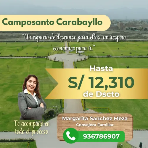 Descuento por campaña navideña de S/ 12,310 en el Camposanto de Carabayllo, planes de prevención y sepulturas perpetuas